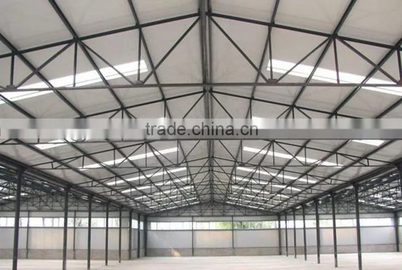 Modern design large span steel space frame warehouse