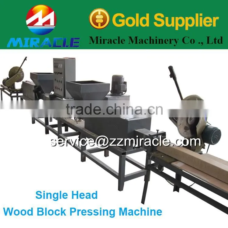 Hot sale double head wood pallet block machine/sell in india pallet block machine