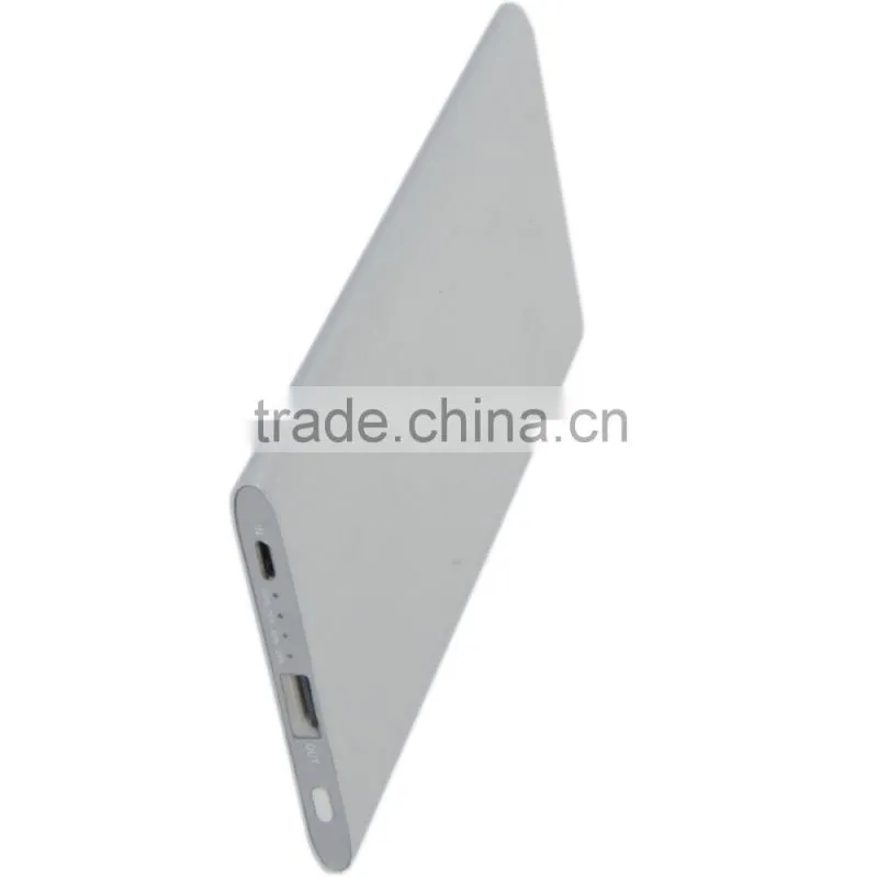Free sample portable ultra slim power bank 5000mah easy life of power bank