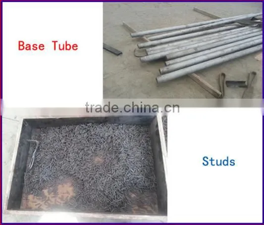 Stainless steel ss studded tube 12CRMOV