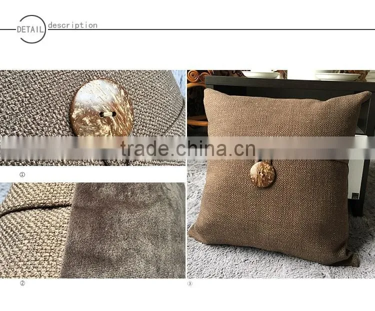 button pillow