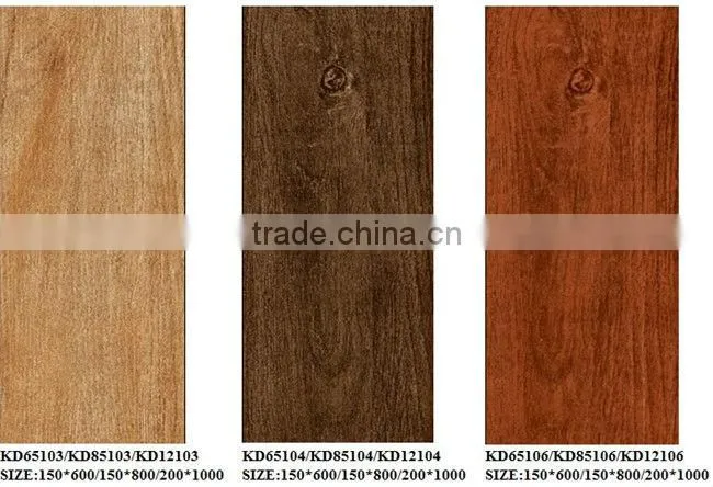 150x800mm Guangdong Ceramic wood design tile