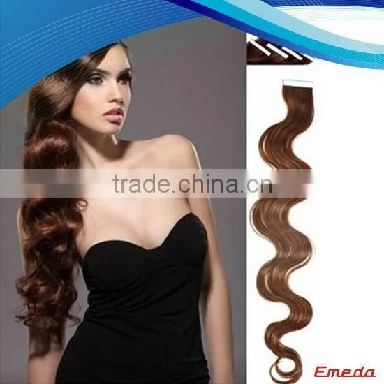 The best quality 3m tape hair extensions body wave