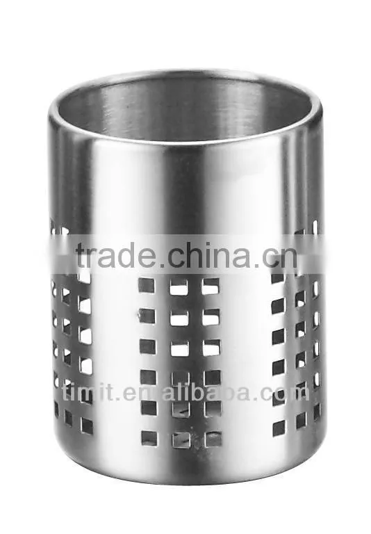 Stainless steel cutlery holder/ Round Chopstick holder