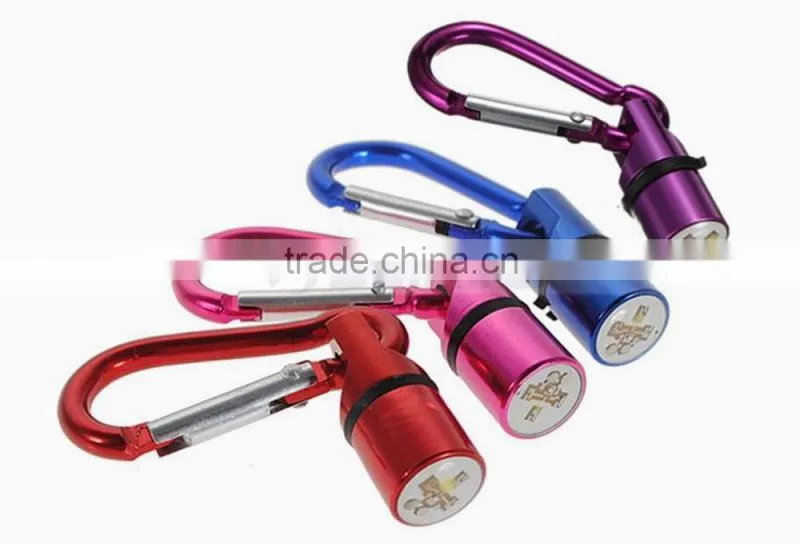 Promotion Gift Pet Neck Location LED Flash Light Carabiner Lamp