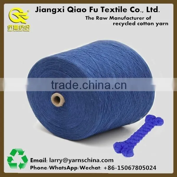 Open End Blended Recycled Cotton Yarn Knitting Cotton Yarn for Pet Toys