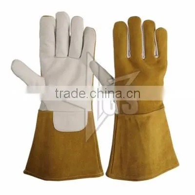 Cow Leather Welding Gloves Industry /Protective Working Safety Gloves