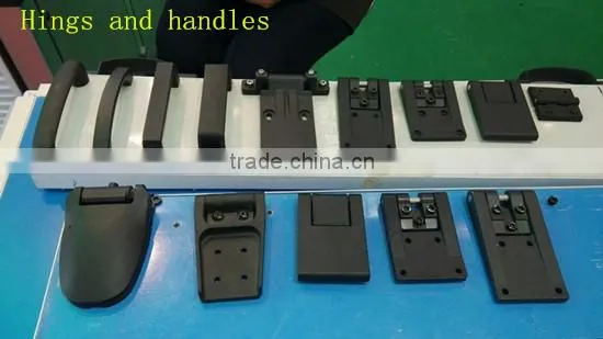 Handle and hinges