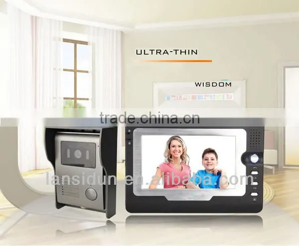 China new 7 inch ABS video door phone video intercom