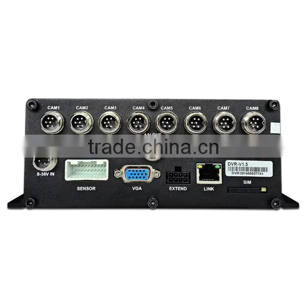 2016 Teswell 4ch /8ch HD 1080p mobile nvr With 3g Gps Wifi 4g for bus truck security mobile system mnvr