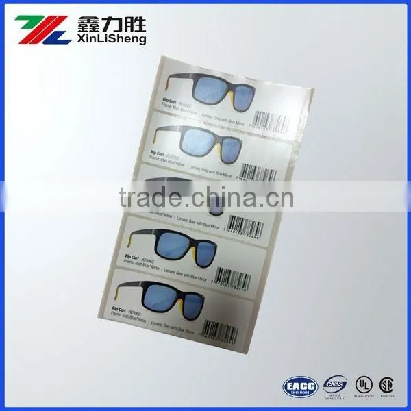 Adhesive product description sticker/label, mailer box label, sticker for shipping box