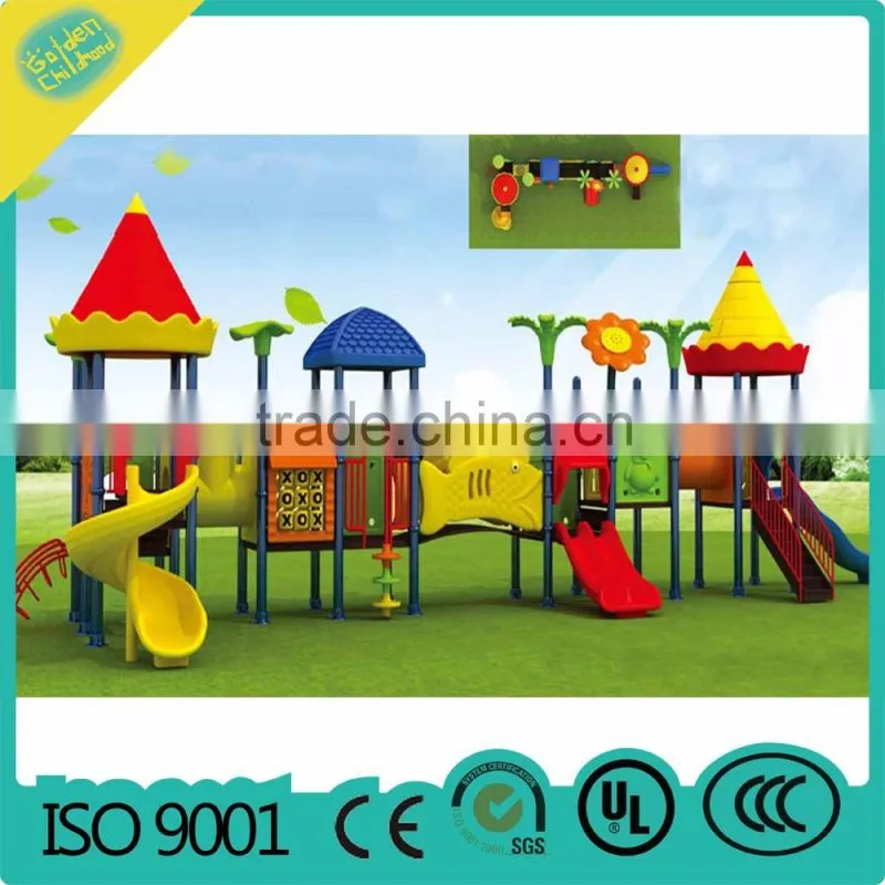 kindergarten baby slide , outdoor small children plastic slide
