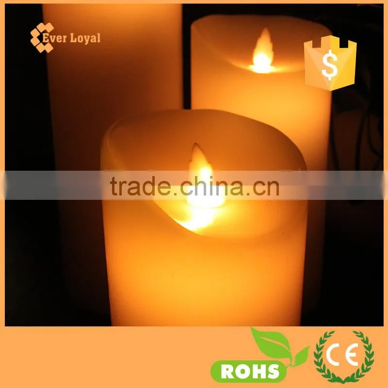 Battery Operated Moving Flame Candle Dancing Flame LED Candle Light Room Deco