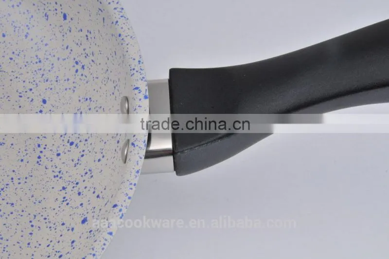 2015 New Arrival Guangdong Quality Hard Anodized Aluminium Frying Pan With Marble Coating Inside For Wholesale