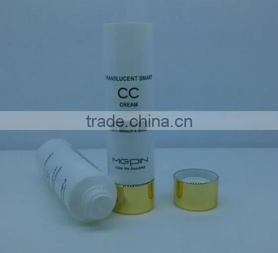 Dia 19MM packing tubes for cosmetics, white PE tube with screw cap