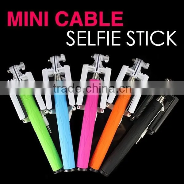 Wholesale china selfie monopod with Bluetooth selfie rod