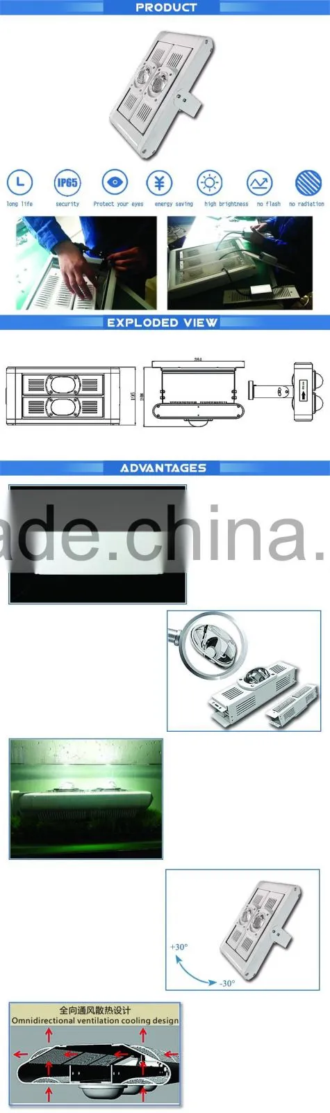 led light factory outdoor led new module led tunnel light 60W