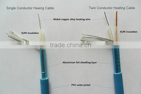 China Electric Heating Jacket Heating Cable Floor Heating Systems