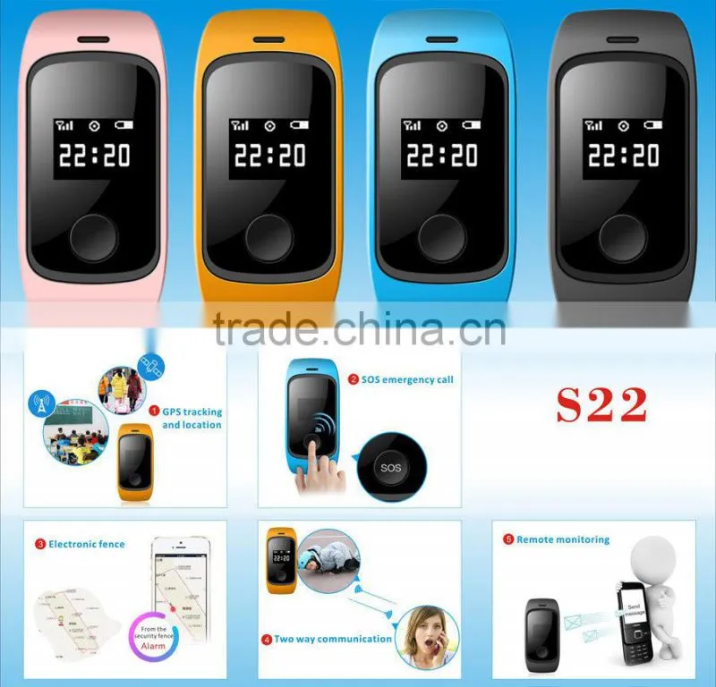 hidden wrist watch gps tracking device for kids or children / child gps tracker bracelet