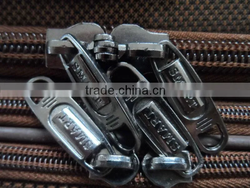 600D twill single ton 2 tone polyester aluminium trolley two wheels coffee trolley case