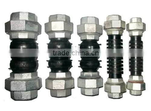 Union Type galvanized rubber expansion joint