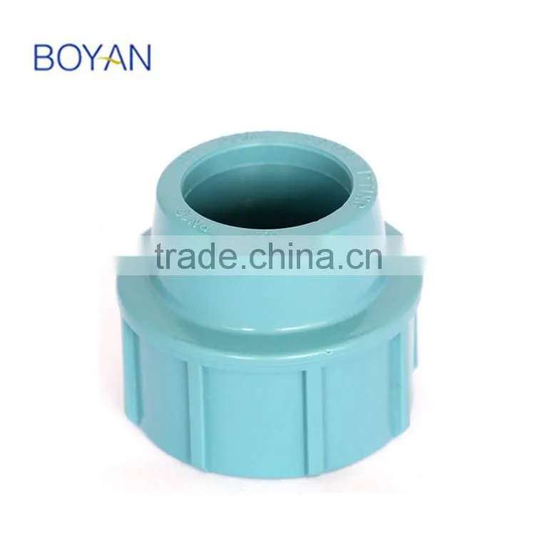 BOYAN zhejiang taizou light blue plastic pipe fitting for irrigation PP compression reducing tee