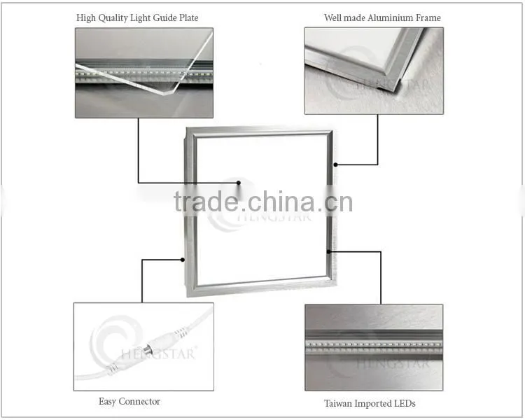 warm white RA80 EU regulation ultra thin led ceiling office panel lighting
