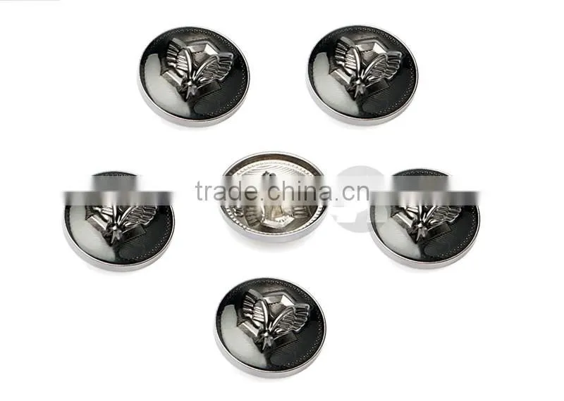 Fashion Luxury Alloy Custom Logo Metal Buttons