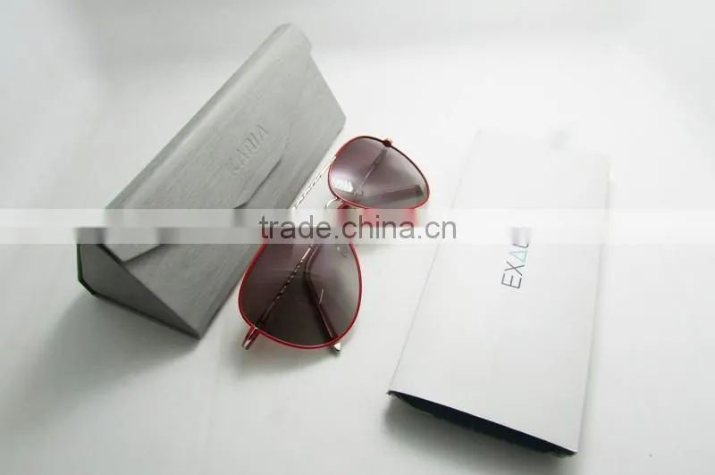 triangle PU gift glasses case box