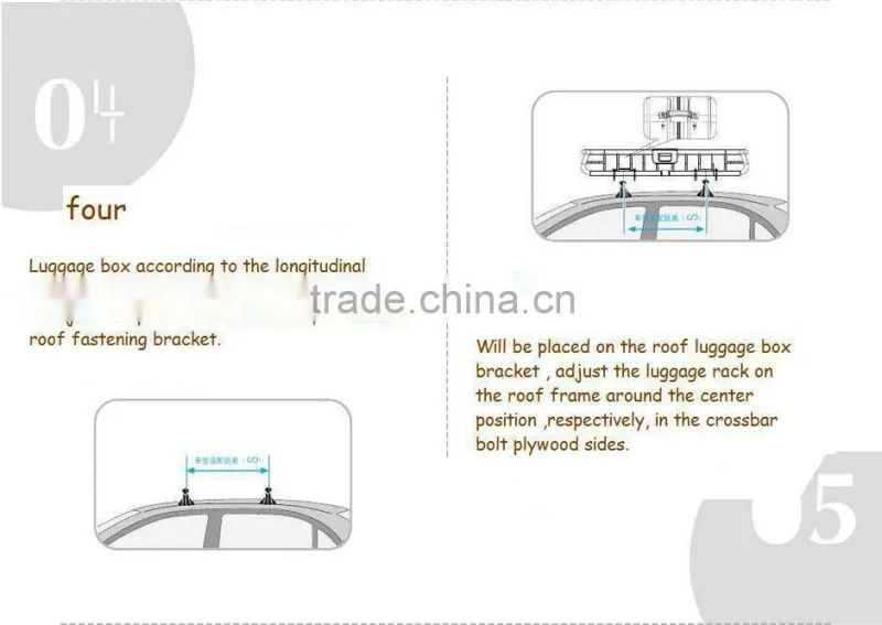 Heavy Duty Removable Aluminum Automobiles Roof Luggage Rack Lockable Crossbar