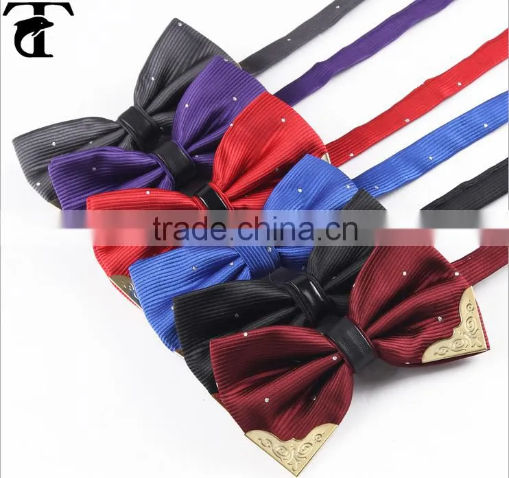 Stylish unisex blank silk ties bow ties party supplies