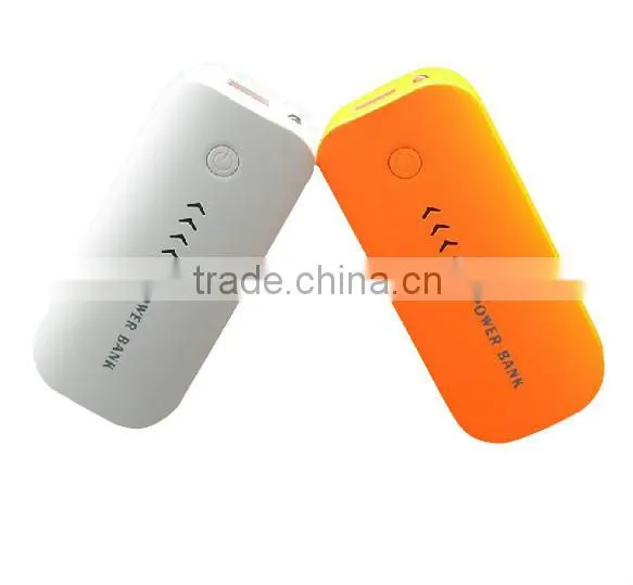 Colorful power bank external battery 4400mAh