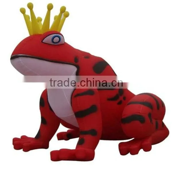 inflatable frog cartoon