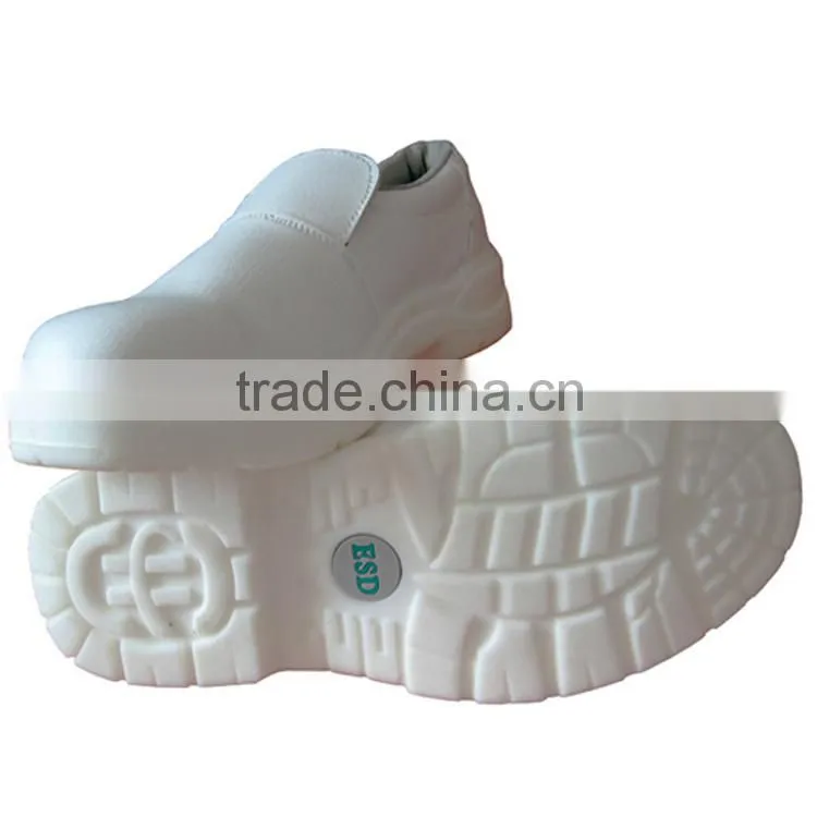 ESD PU Safety White Shoes