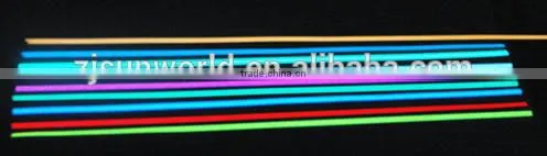 China factory colorful light description auto neon thread