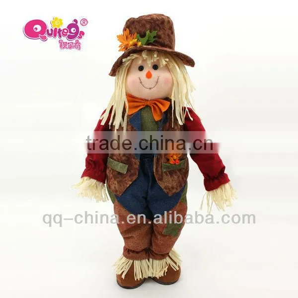 30" standing Thanksgiving day scarecrow