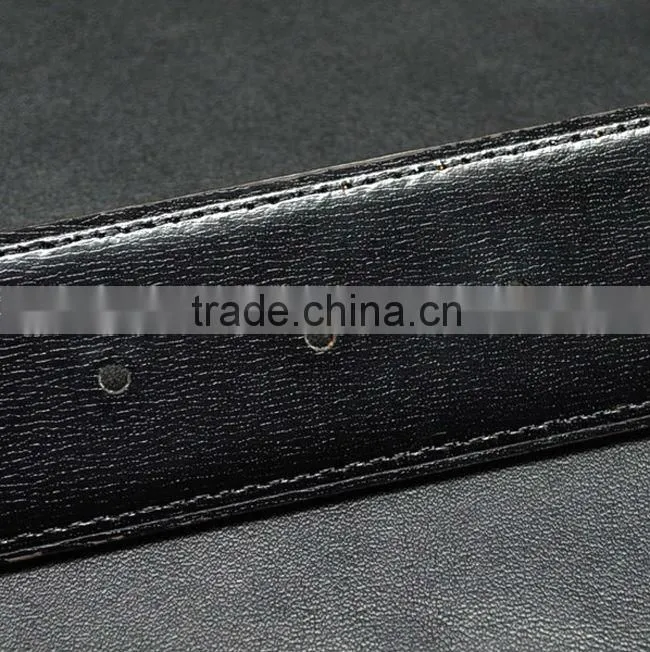 All colors litchi textured both side genuine cowhide leather straps for sale