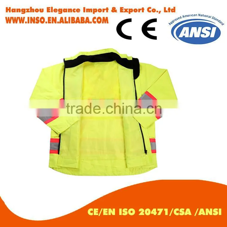 fluorescent jacket pink safety reflective jackets safety high vis jacket