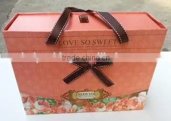 cheap kraft paper bag with handle logo printing