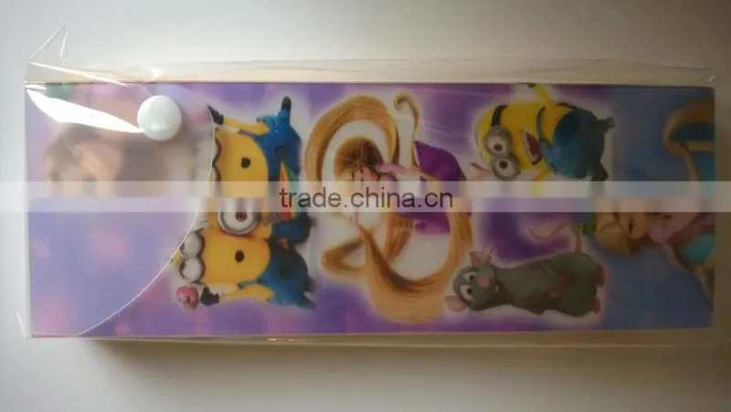 Customized 3d lenticular pencil box cases