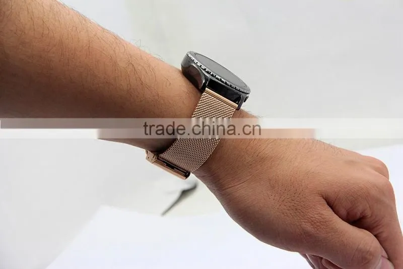 2016 New Arrvial Stainless Steel Smart Watch Band Chain for Samsung Gear S2 / Milanis Watch Band for Samsung Gear S2 R750