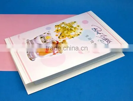 lovely invitation card for gift accept customer's design