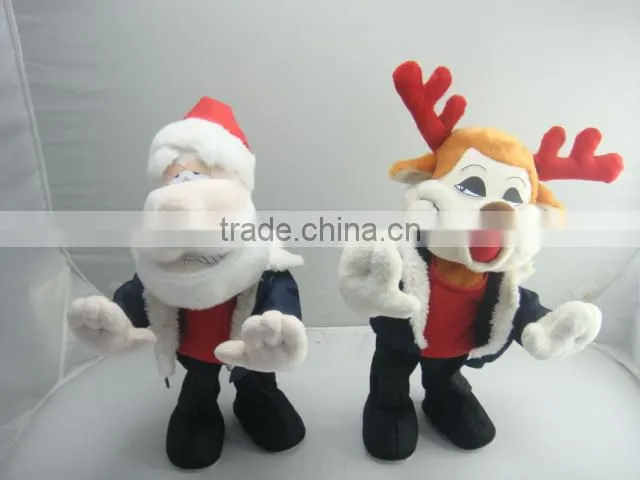 Hot sales promotion plush rocking toy for Christmas gifts