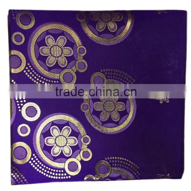 mutiple color beautiful african headtie sego style silk material soft silk