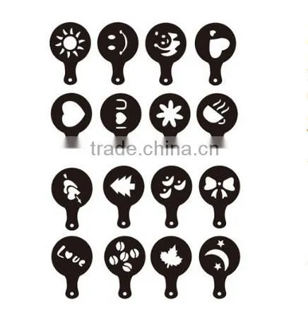 Food grade Decorative cappucino coffee decoration tool