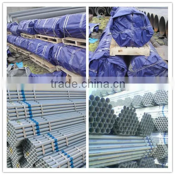 BS1387 hot dipped gi pipe for greenhouse