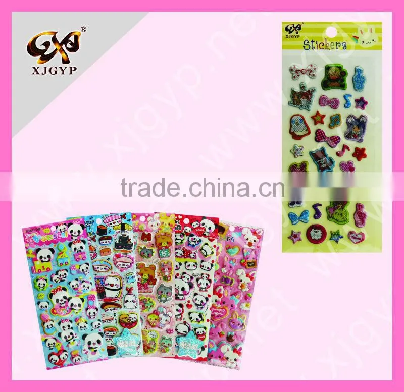 sponge baby puffy stickers/3D puffy sticker