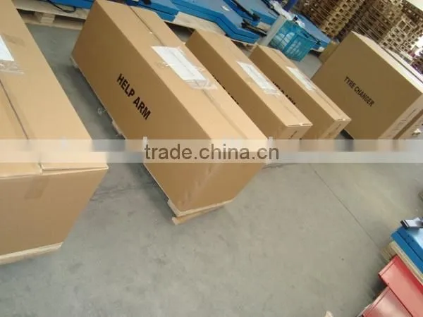 Automatic tyre change machine for wheel change with tilting back post with one help arm CE approve model IT615