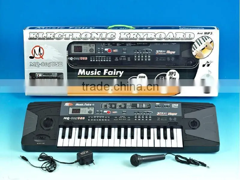 37 keys kids electric piano toys with microphone