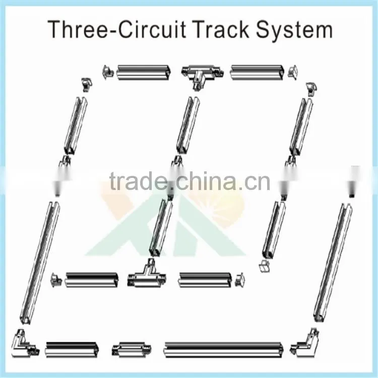 End Cap 2 Wire Track Accessories for Led Track Lighting